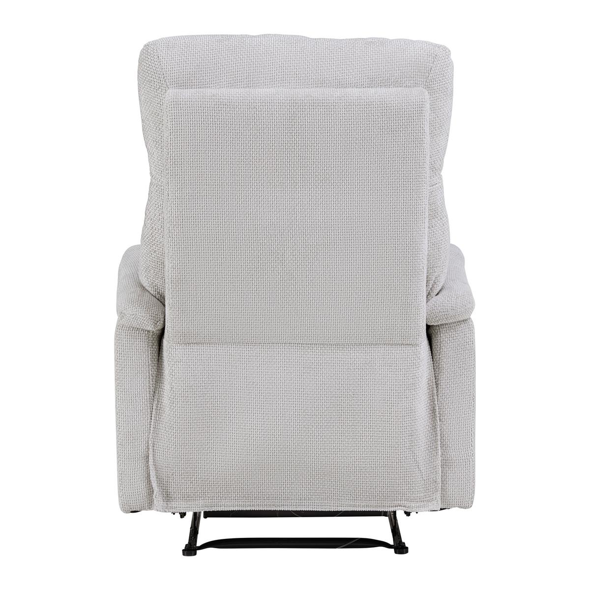 Relaxsessel Johnsy Hellgrau - Hellgrau/Schwarz, MODERN, Textil/Metall (75/106/91cm) - Mömax