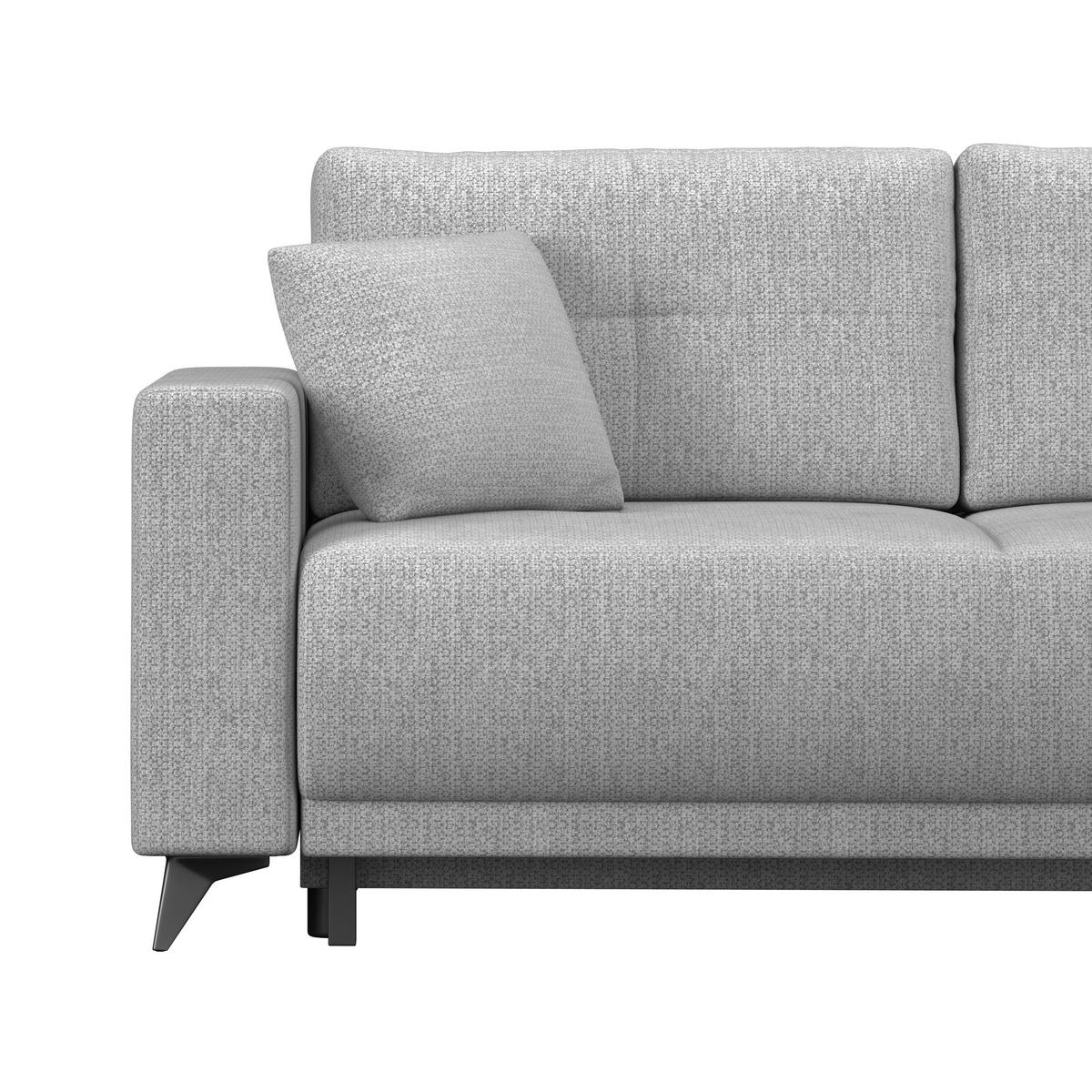 Kutna Garnitura Texas - siva/crna, Konvencionalno, drvo (259/203cm)