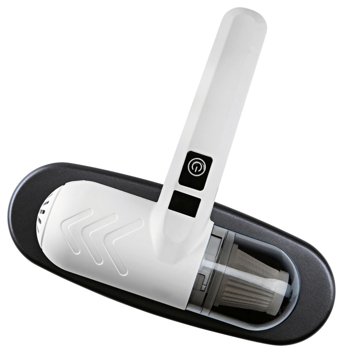 Milbensauger Akku Grau/Weiß - Weiß/Grau, Basics, Kunststoff (21/17,5/7cm)