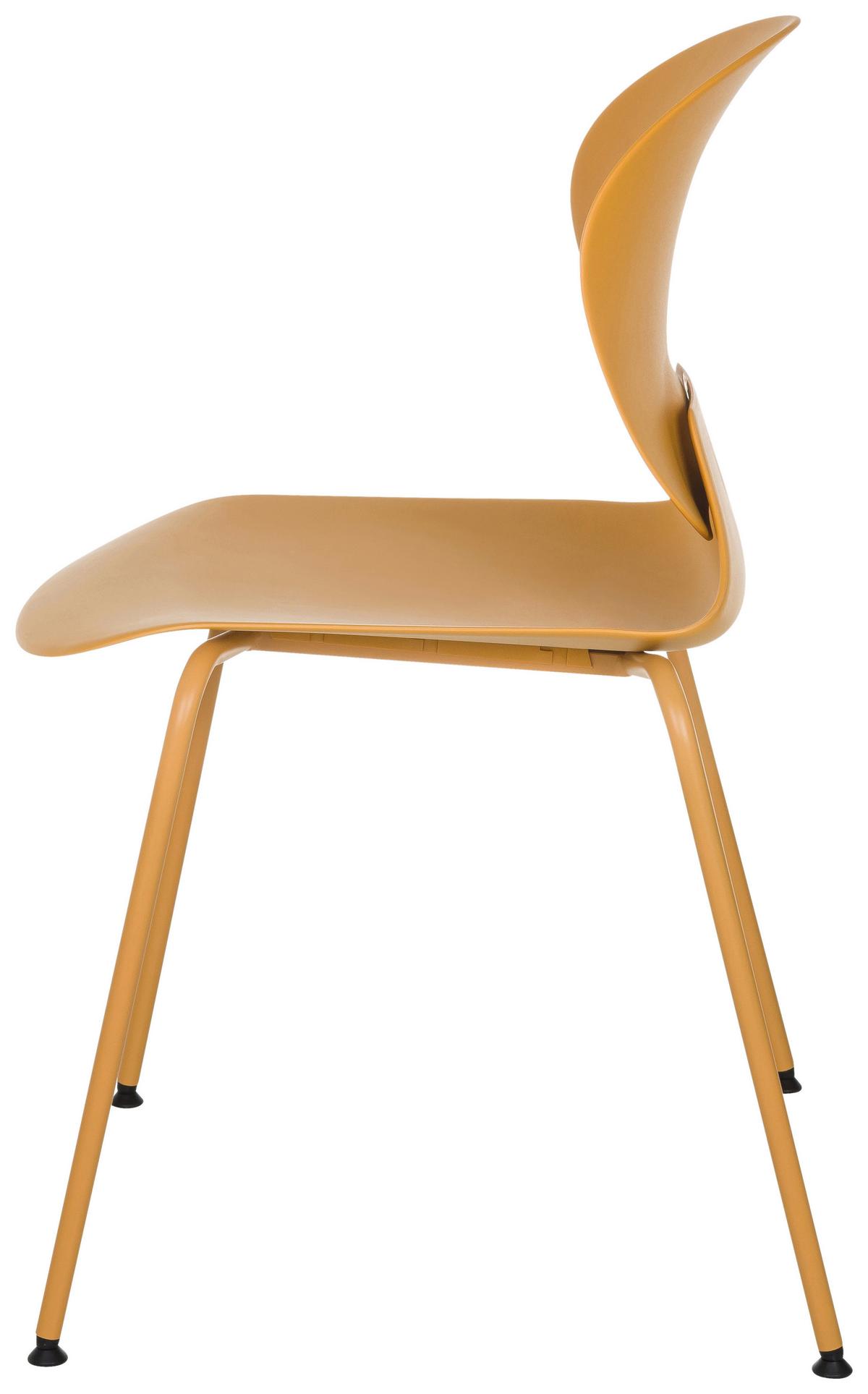 Konferenčni Stol T36 Vi, Rumena - rumena, Moderno, kovina/umetna masa (56/80/54cm) - MID.YOU