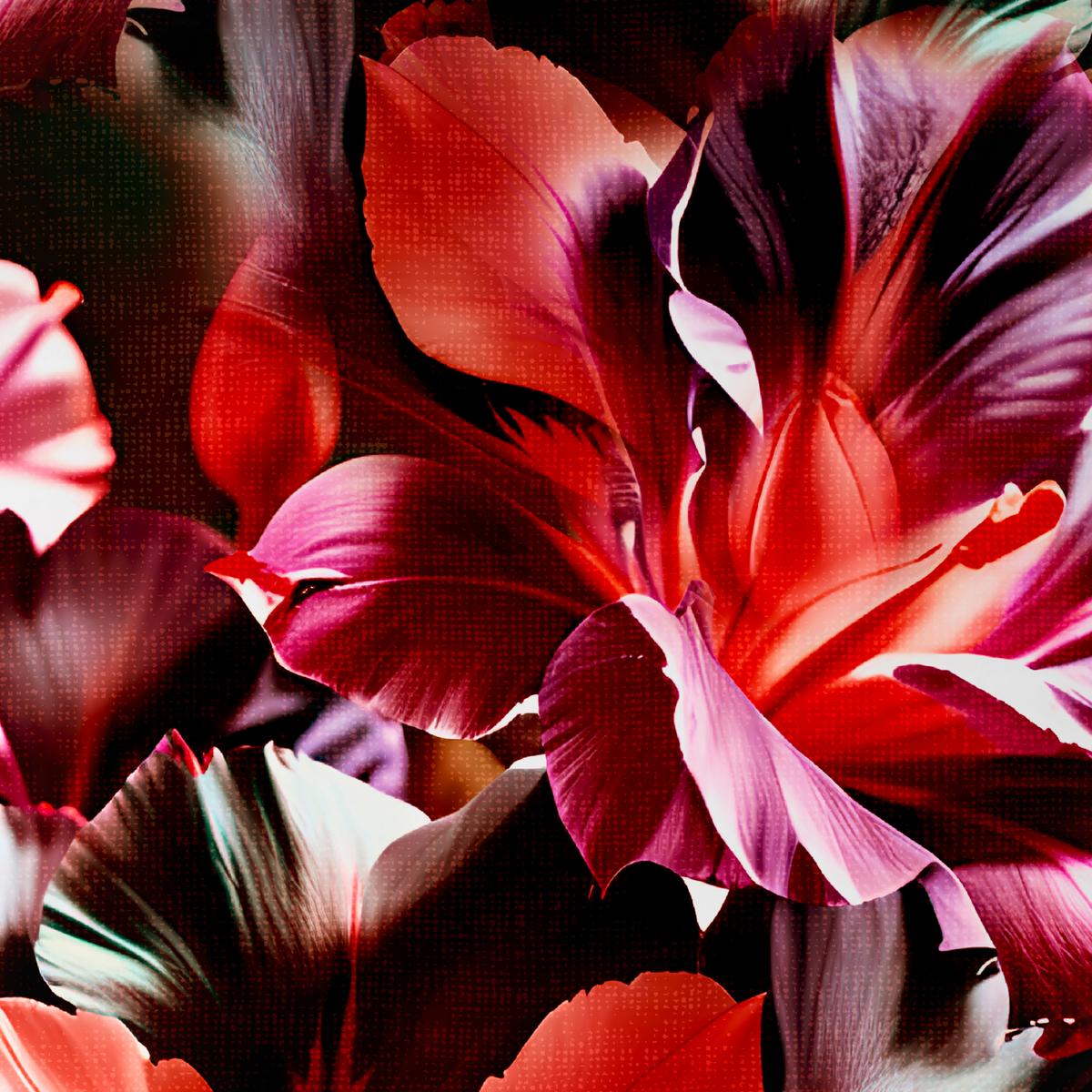 POŚCIEL DWUSTRONNA ROCHELLE - liliowy, tkanina (200/200cm) - Novel