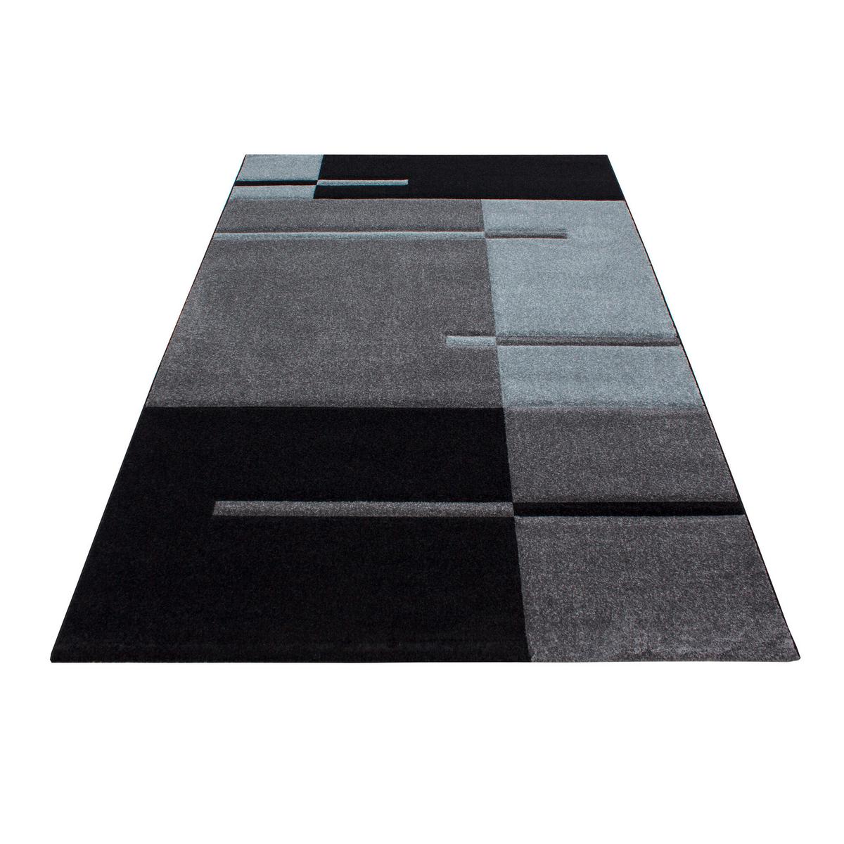 Flachwebeteppich Hawaii Grau ca. 140x200cm - Grau, Basics, Textil (140/200cm) - Novel