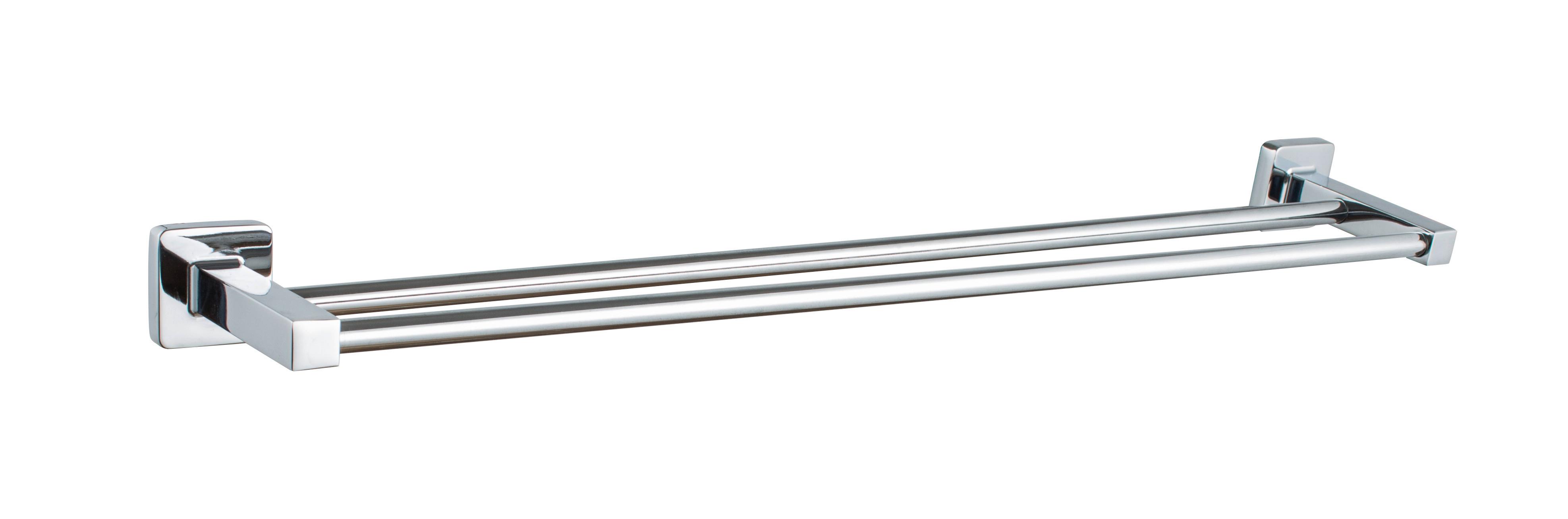 Törölközőtartórúd, Kettes Solo - Konventionell, fém (62cm)