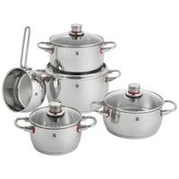 Kochtopfset WMF Quality One Edelstahl, 5-tlg. - Edelstahlfarben, KONVENTIONELL, Metall - WMF