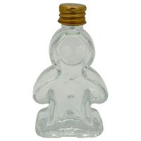 Dekoflasche Brandy Transparent - Transparent, KONVENTIONELL, Glas/Metall (6/11/2,5cm) - Mömax