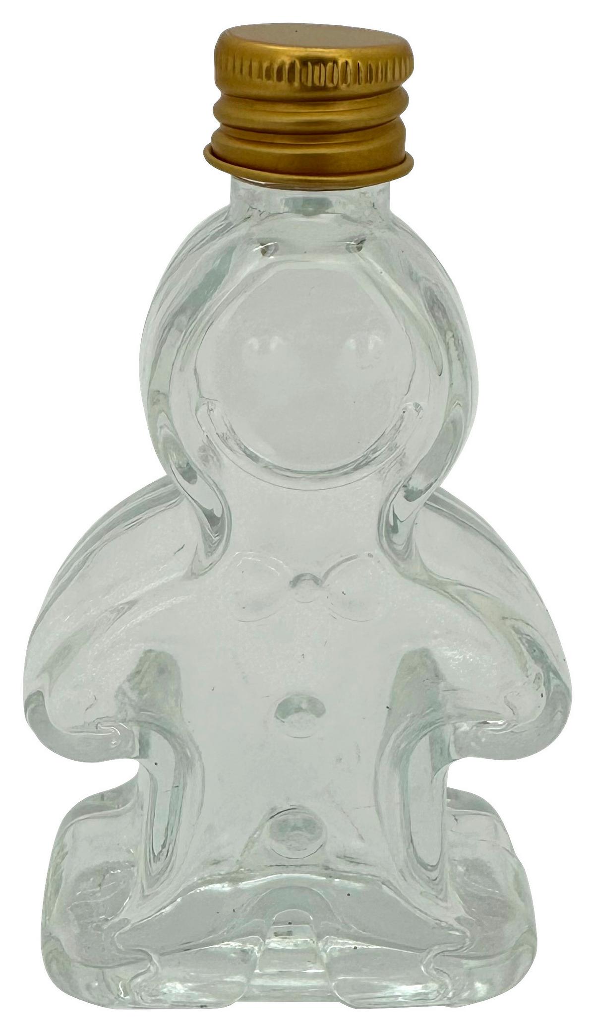 Dekoflasche Brandy Transparent - Transparent, KONVENTIONELL, Glas/Metall (6/11/2,5cm) - Mömax