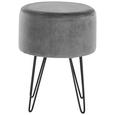 Hocker in Schwarz/dunkelgrau - Dunkelgrau/Schwarz, MODERN, Holz/Holzwerkstoff (35/45/35cm) - MÖMAX modern living