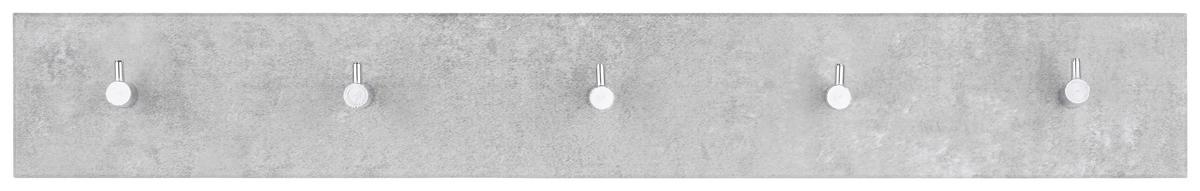 Stenski Obešalnik Eddy 5, Siva - siva, leseni material (57/8/5cm) - Mömax