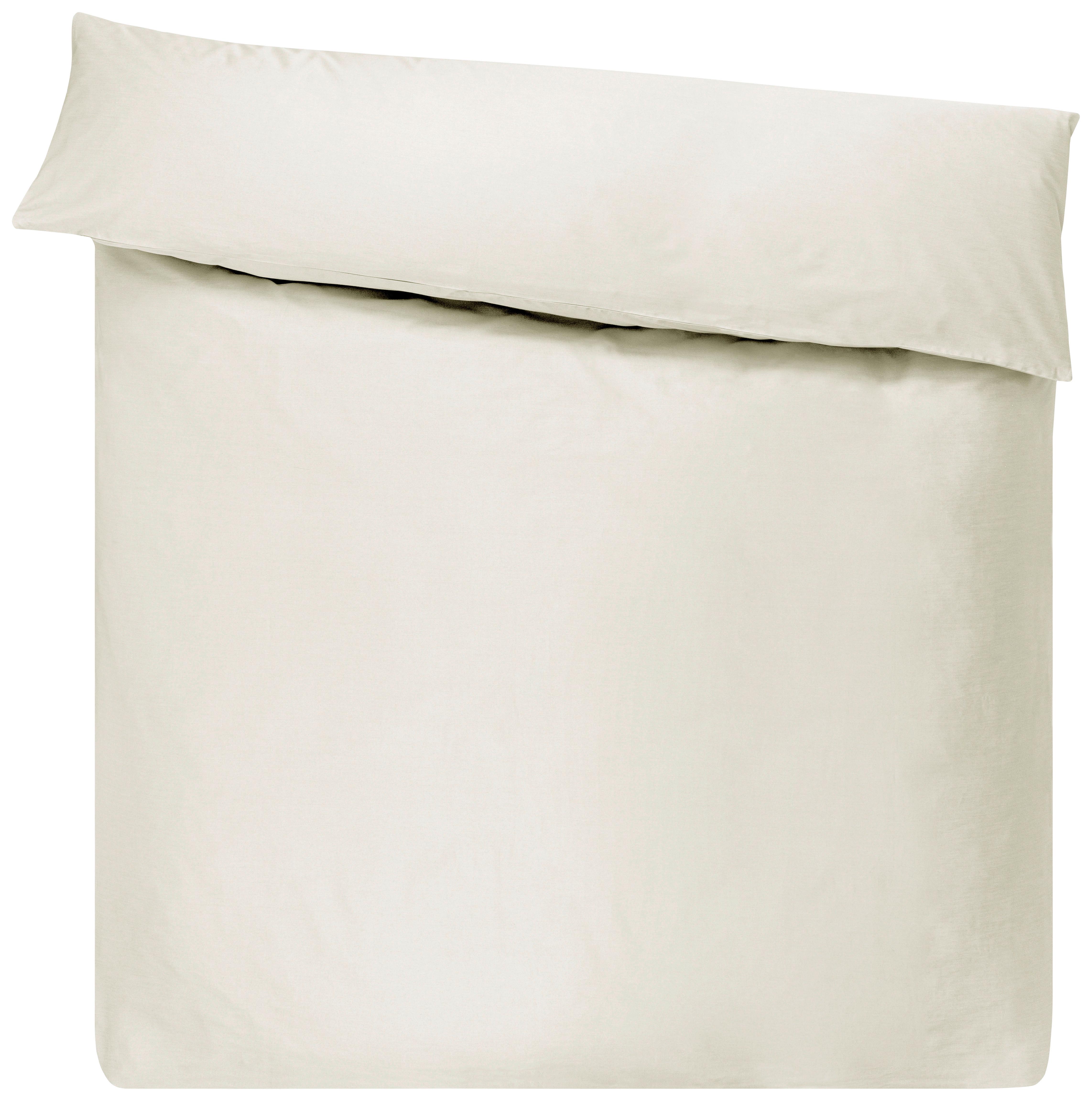 DUVETBEZUG LINA - Perlmutt, Textil (200cm)