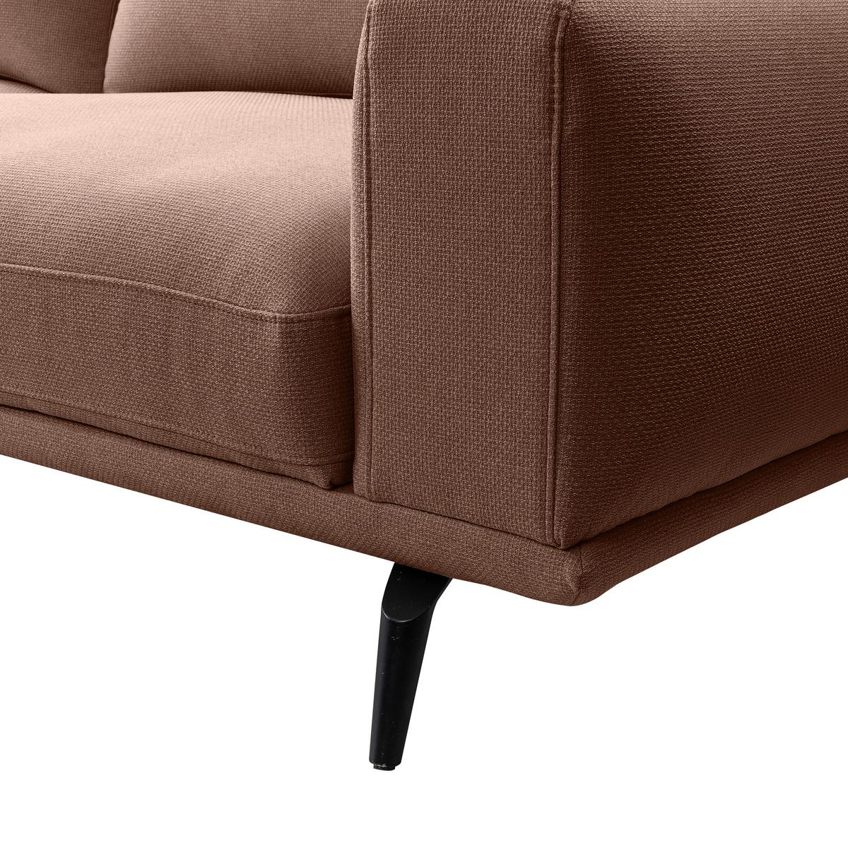 Canapea cu 2 locuri SELENE - maro, Modern, textil (202/89/115cm) - MID.YOU