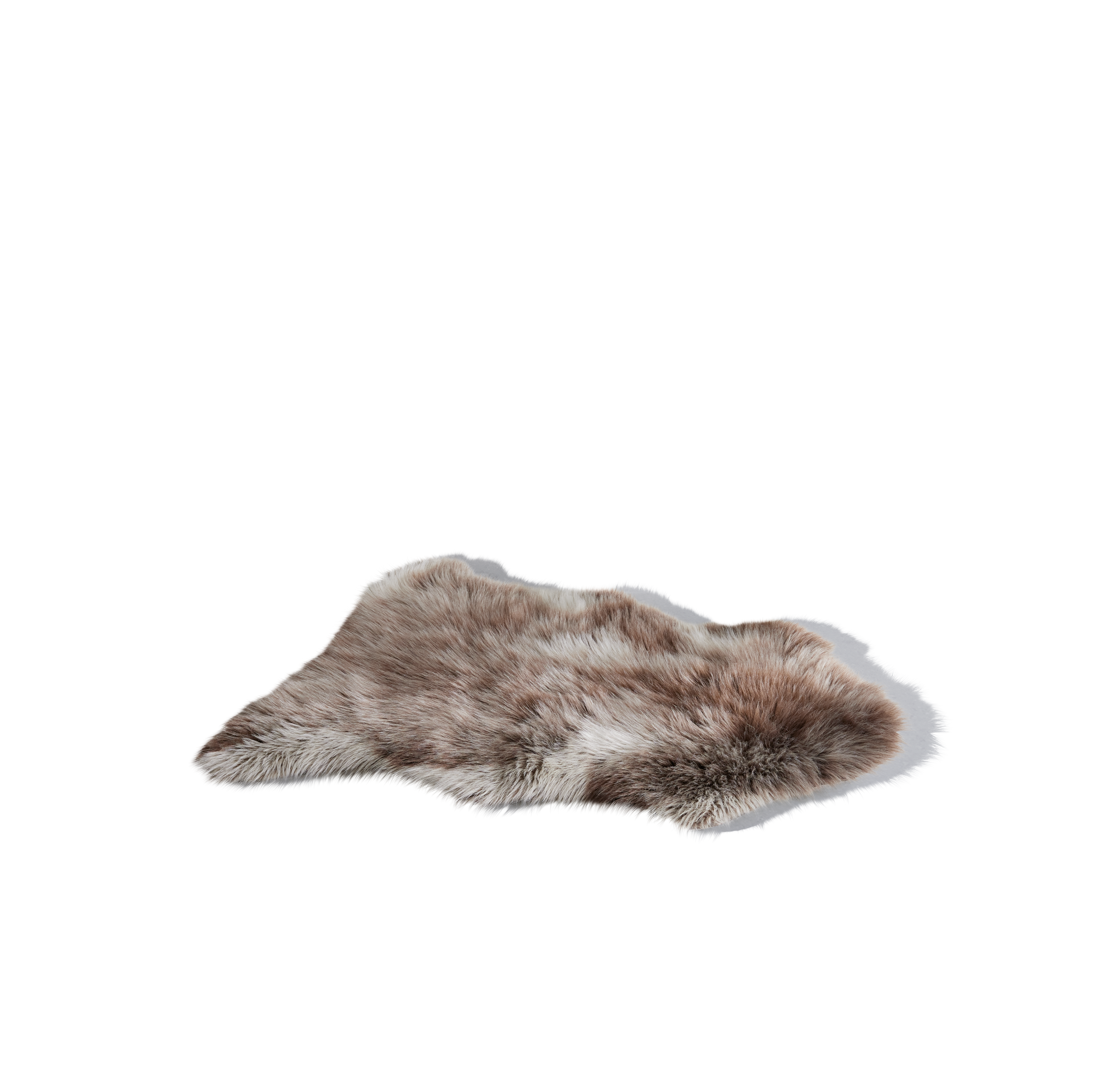 Umetno Krzno Andrei - rjava, Moderno, krzno (90/110cm) - Modern Living