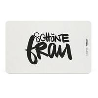 Schneidebrett Schöne Frau aus Kunststoff in Schwarz/Weiß - Schwarz/Weiß, MODERN, Kunststoff (23,3/14,3/0,2cm)
