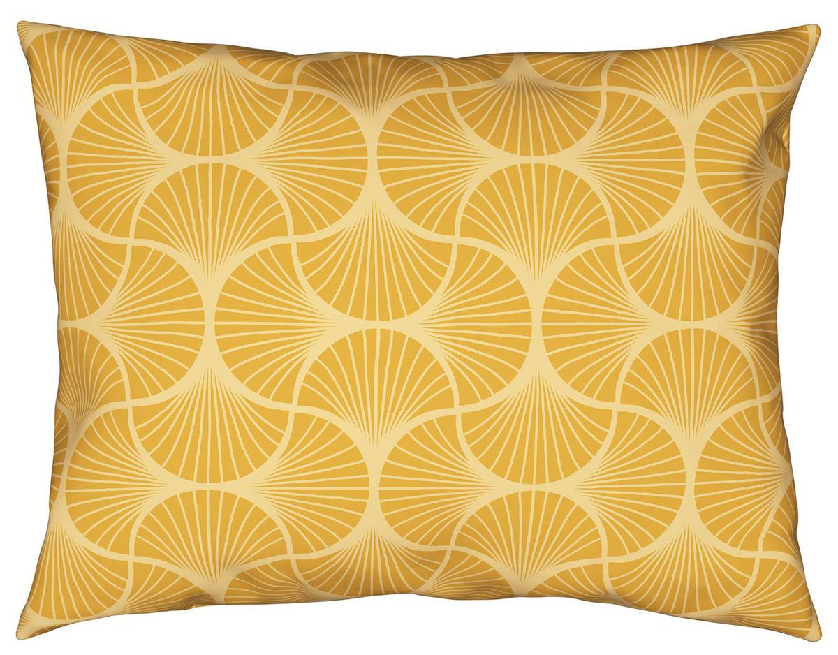 Ágyneműhuzat-garnitúra Finn Xl 140/220, 70/90c - sárga, Modern, textil (140/220cm) - Modern Living