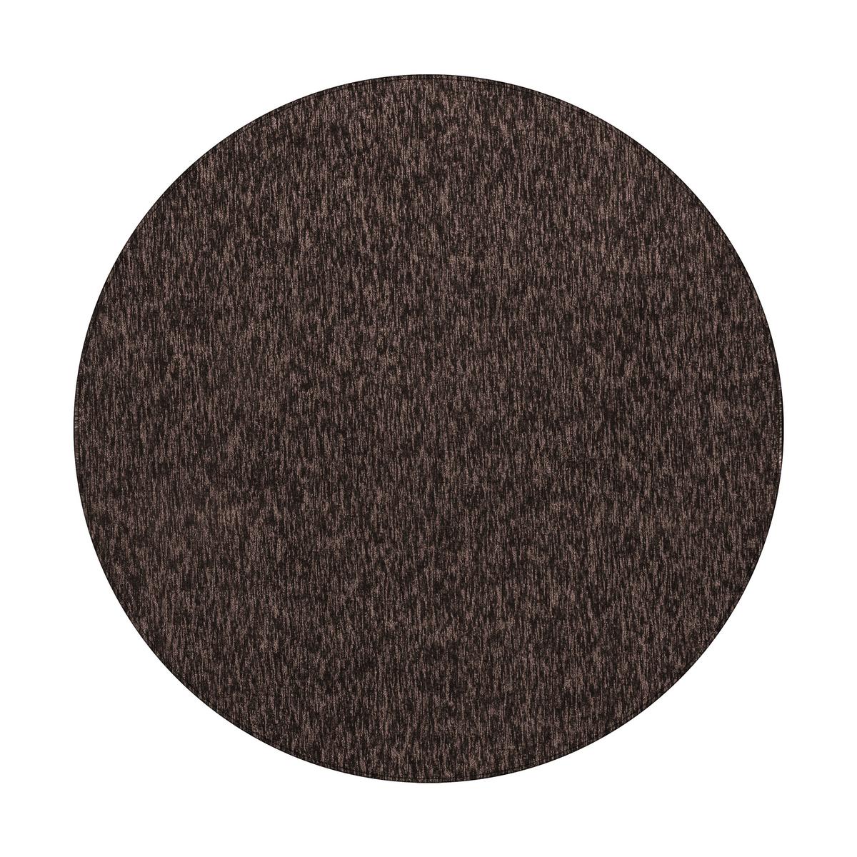 Flachwebeteppich Nizza Braun Ø ca. 200cm - Braun, Design, Textil (200/200cm) - Novel