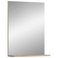 Ogledalo Lambada - hrast sonoma, Moderno, steklo/leseni material (60/79/18cm) - MID.YOU