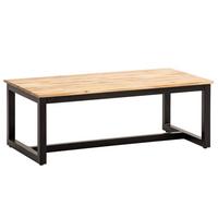 COUCHTISCH WL7.063 - Schwarz/Akaziefarben, Design, Holz/Metall (110/60/40cm) - MID.YOU