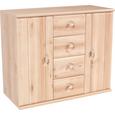 Comodă Karin - culoare lemn fag, Modern, compozit lemnos (105/80/35cm) Comodă Karin - culoare lemn fag, Modern, compozit lemnos (105/80/35cm)