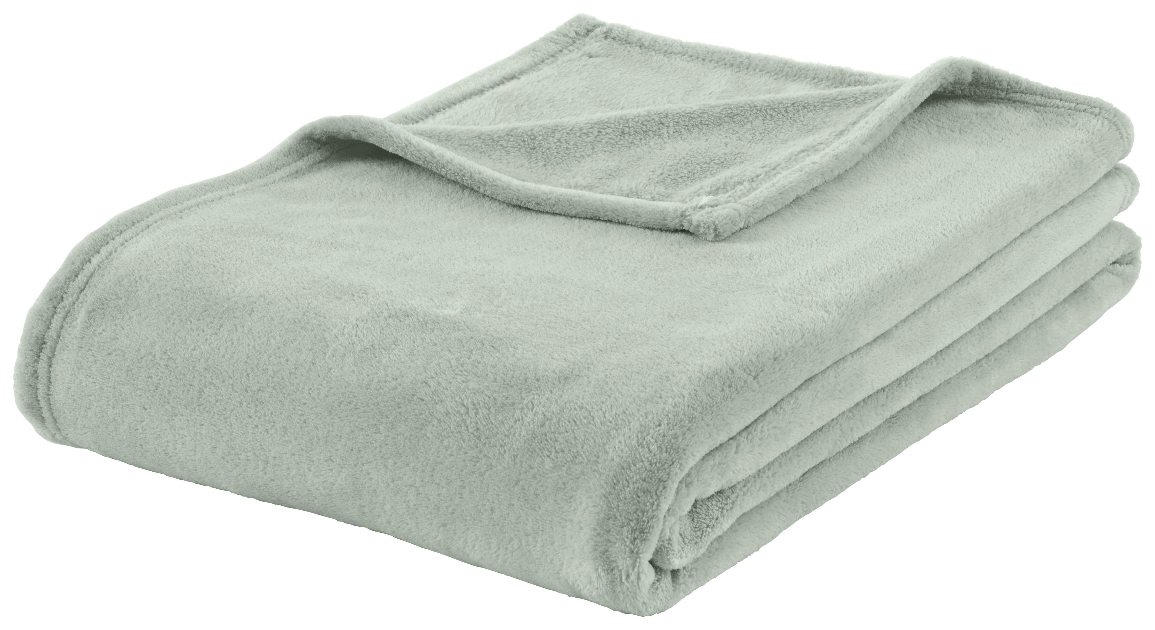 Kuscheldecke Kuschelix in Salbeigrün ca. 140x200cm - Salbeigrün, Textil (140/200cm) - Modern Living