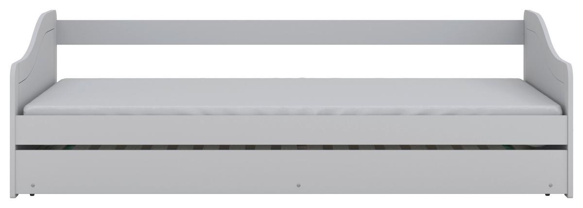 Otroška Postelja S Predalom Blanka, 90x200cm - bela/barve breze, Moderno, leseni material/les (90/200cm) - MID.YOU