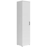 Schrank Multistauraum Weiß - Schwarz/Weiß, MODERN, Holzwerkstoff/Kunststoff (45/195/40cm) - Mömax