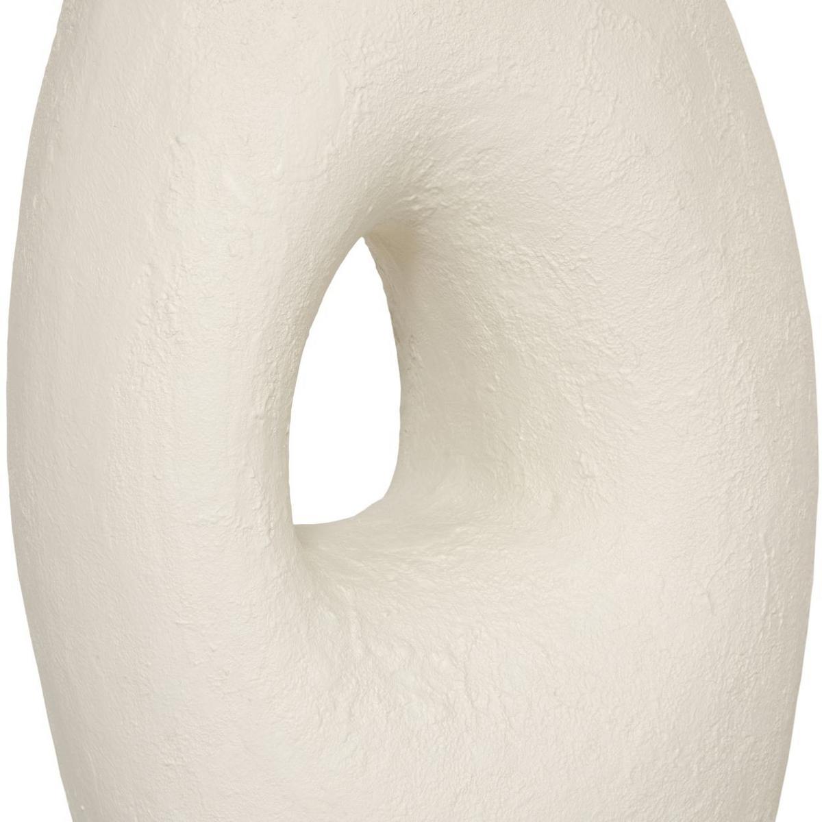 Vază Brea cca. 51 cm - alb, Basics, piatră (18/29,5/51cm)