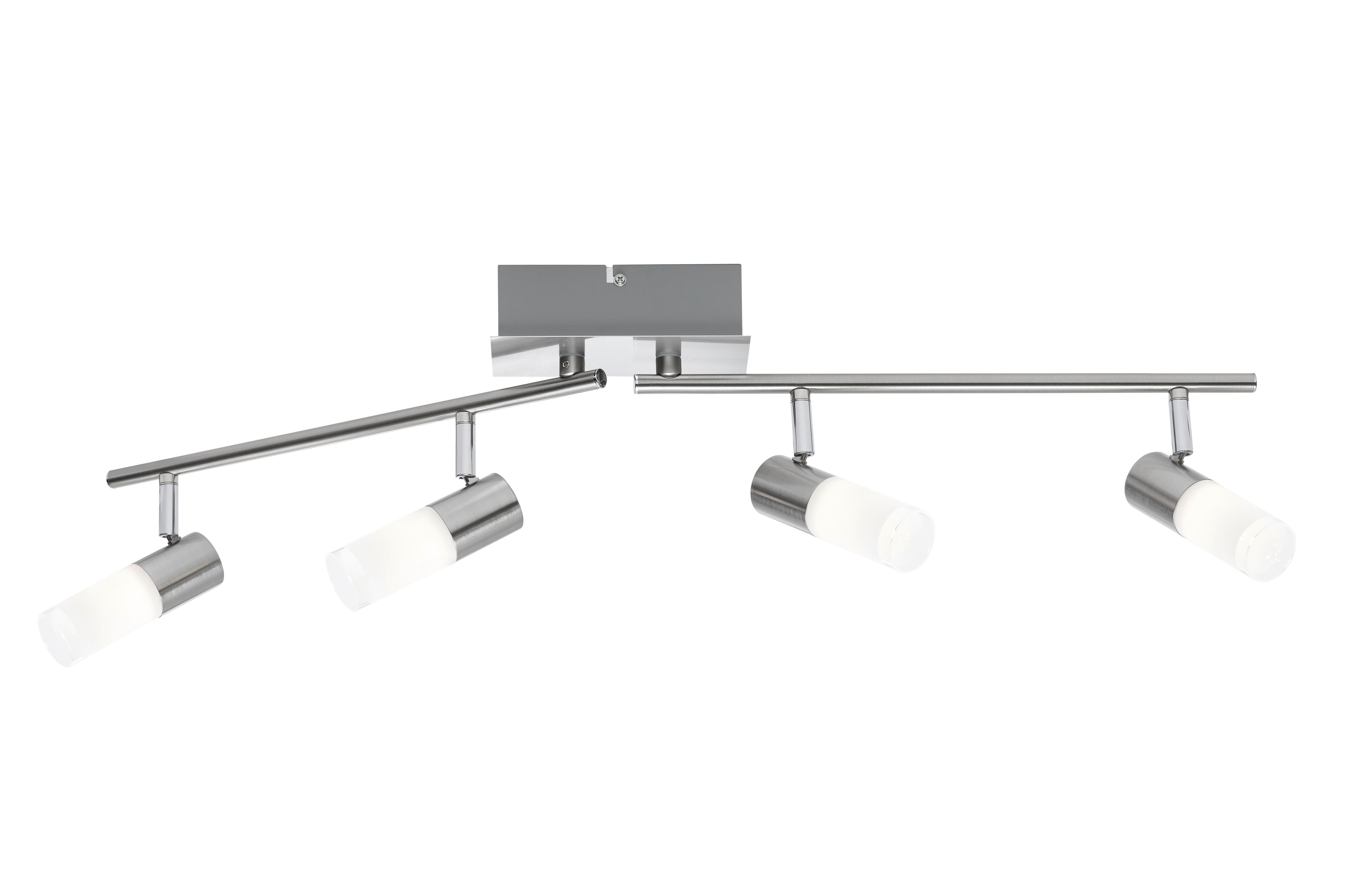 LAMPA REFLEKTOROWA LED JUPP *SBN* - kolor chromowy, Design, metal/szkło (83,5/15,5/8cm) - Novel