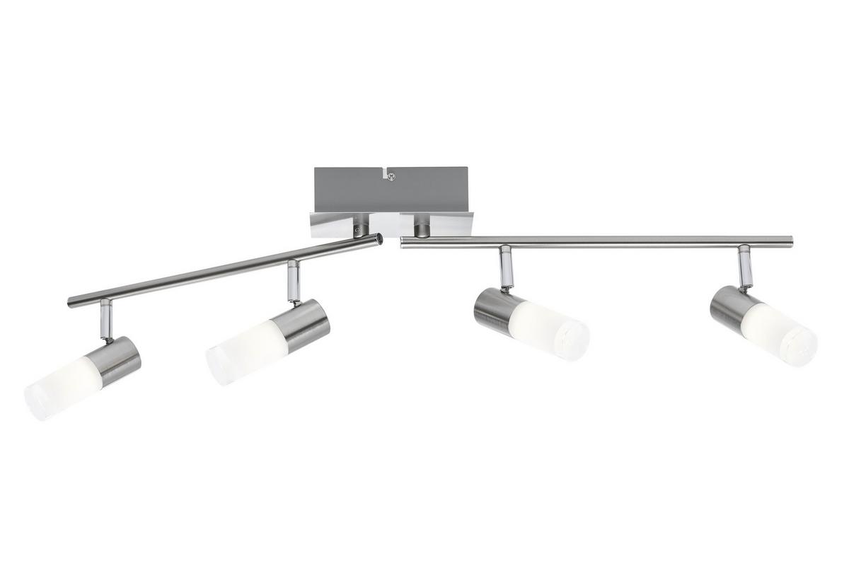 LAMPA REFLEKTOROWA LED JUPP  *SBN* - kolor chromowy, Design, metal/szkło (83,5/15,5/8cm) - Novel