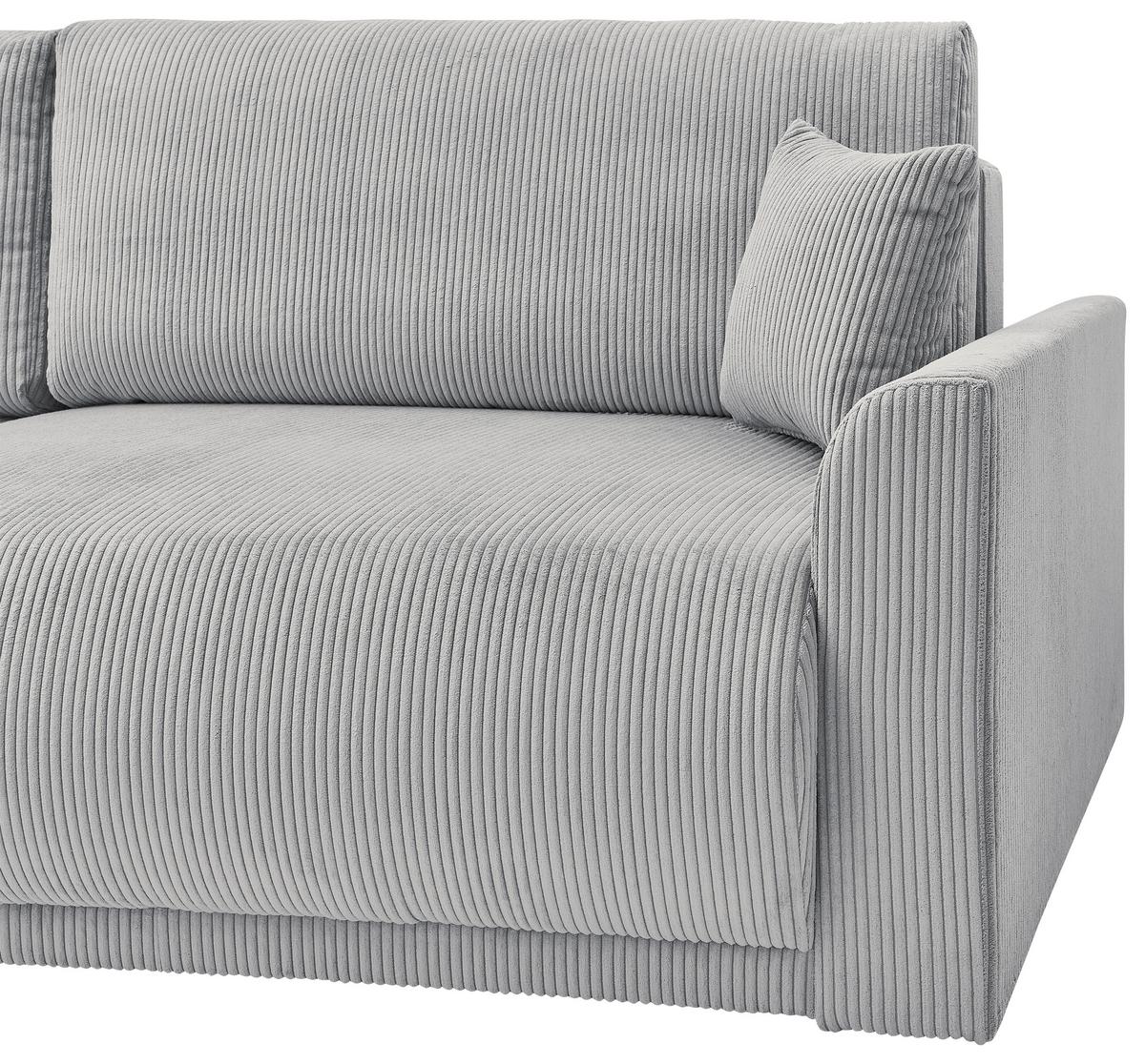 Coltar KIM - gri, Modern, lemn/textil (233/160cm) - Modern Living