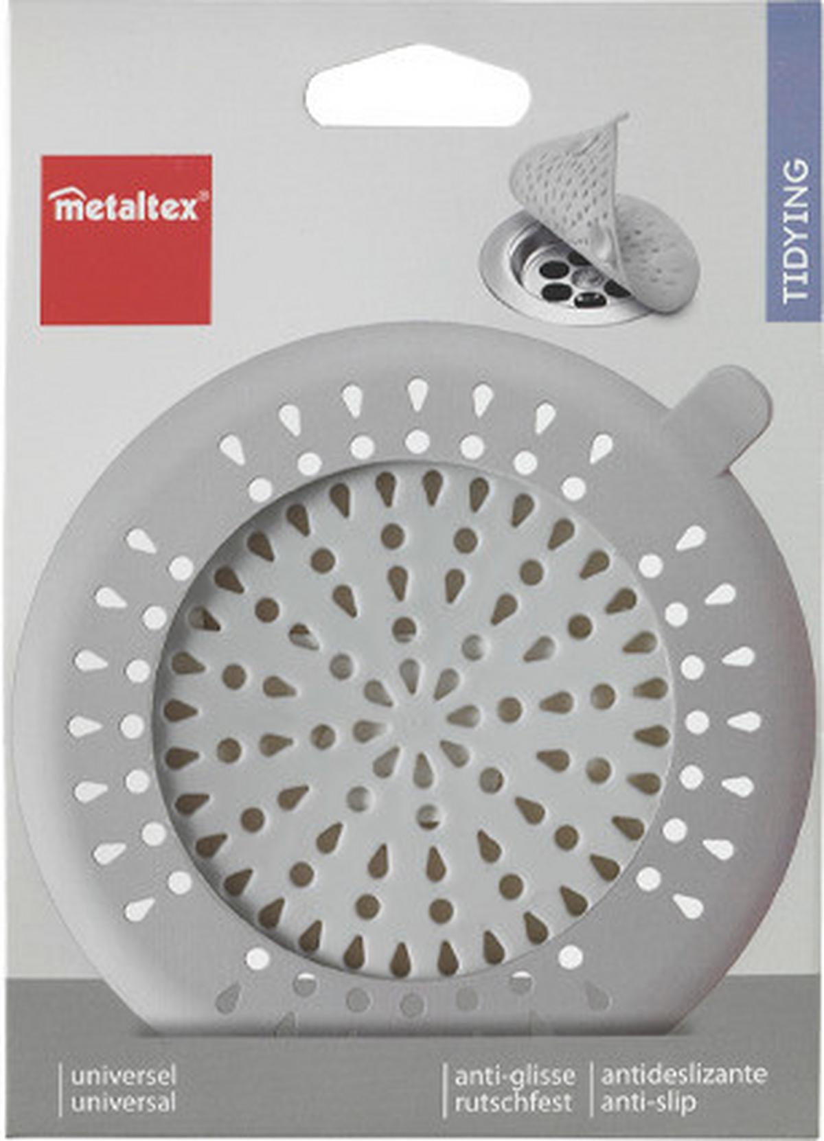 Lefolyószűrő Tidying - fehér, műanyag (12cm) - Metaltex