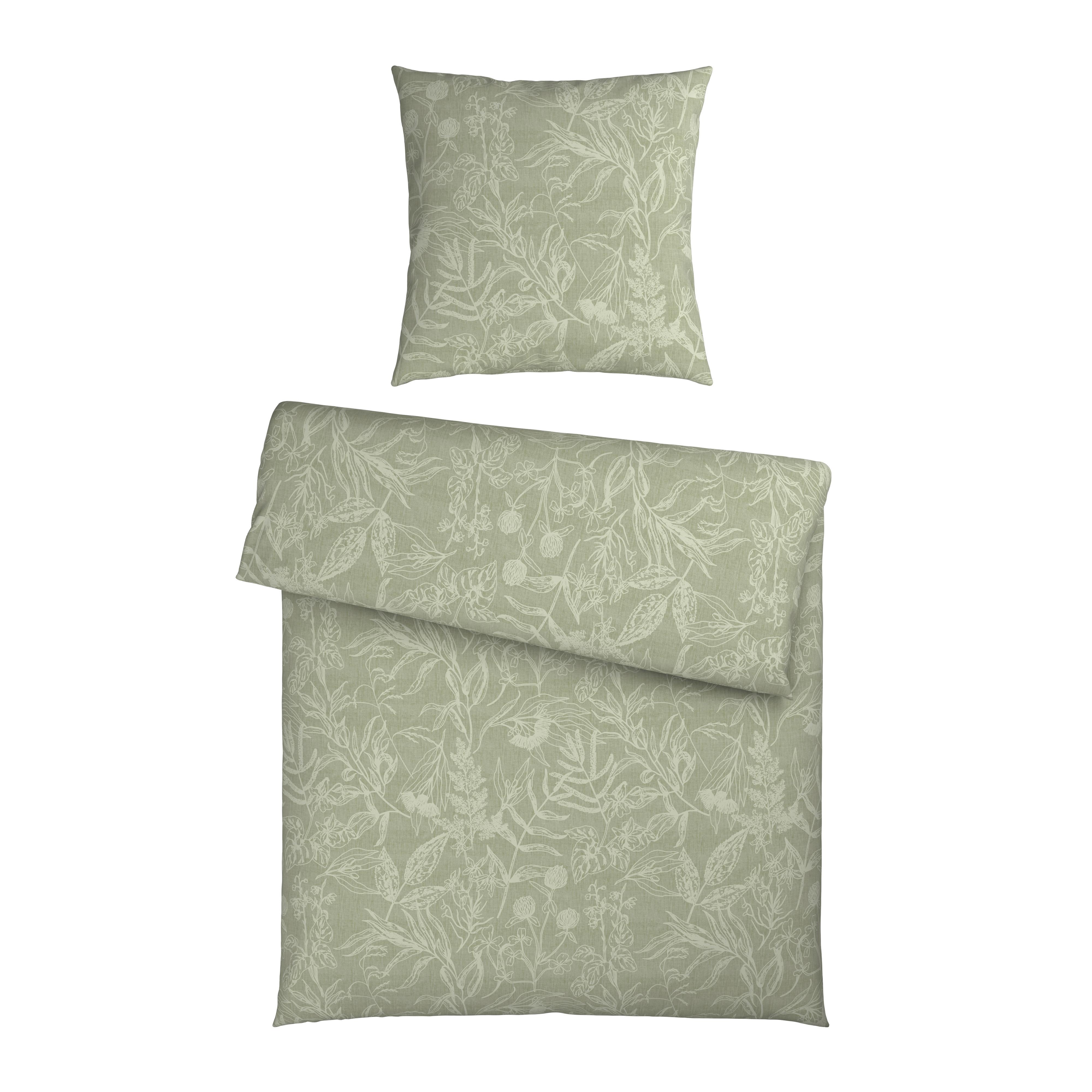Bettwäsche Tylpur XL Hellgrau ca. 220x155cm - Hellgrau, Textil (155/200cm) - Mömax