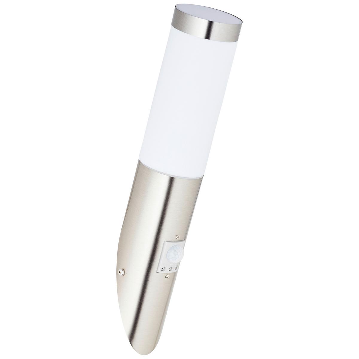 Außenwandleuchte Chorus Edelstahlfarben max. 40 Watt - Edelstahlfarben, KONVENTIONELL, Kunststoff/Metall (7,5/40cm) - Brilliant