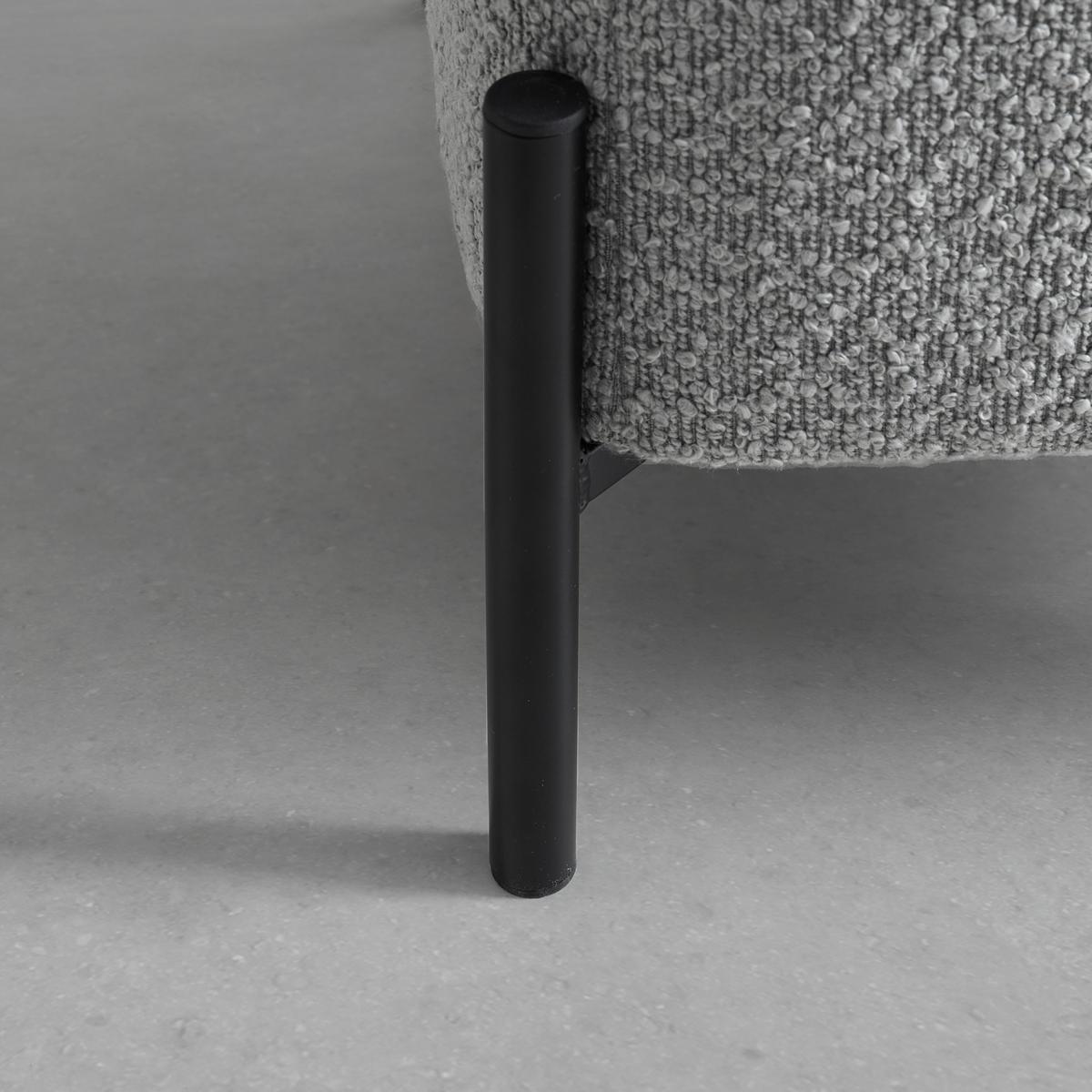 Hocker Mixo Grau - Schwarz/Grau, MODERN, Holzwerkstoff/Textil (43/50/43cm) - Mömax