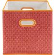 Aufbewahrungsbox Sahara in Pink/orange - Pink/Orange, MODERN, Karton/Kunststoff (33/33/32cm) - MÖMAX modern living
