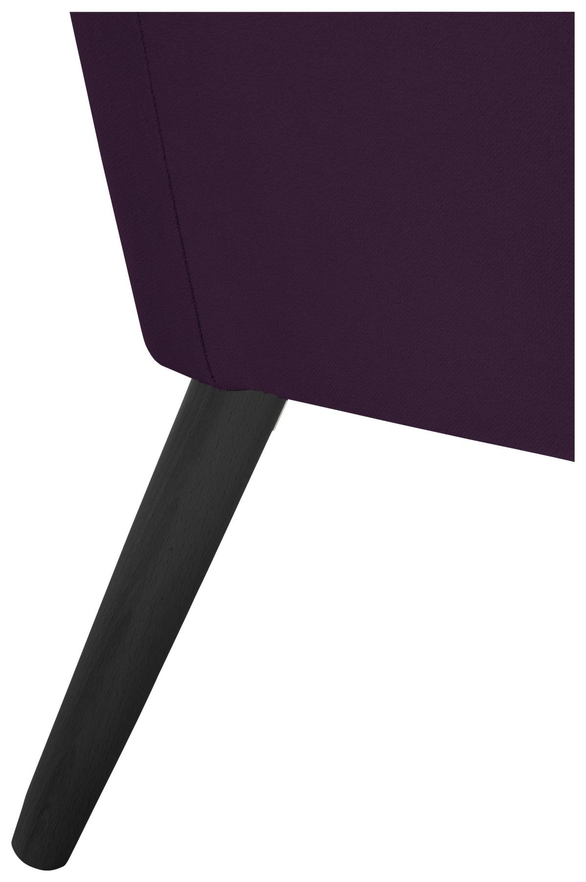 SESSEL ALEGRO - Lila/Schwarz, Design, Holz/Textil (67/81/71cm) - Max Winzer