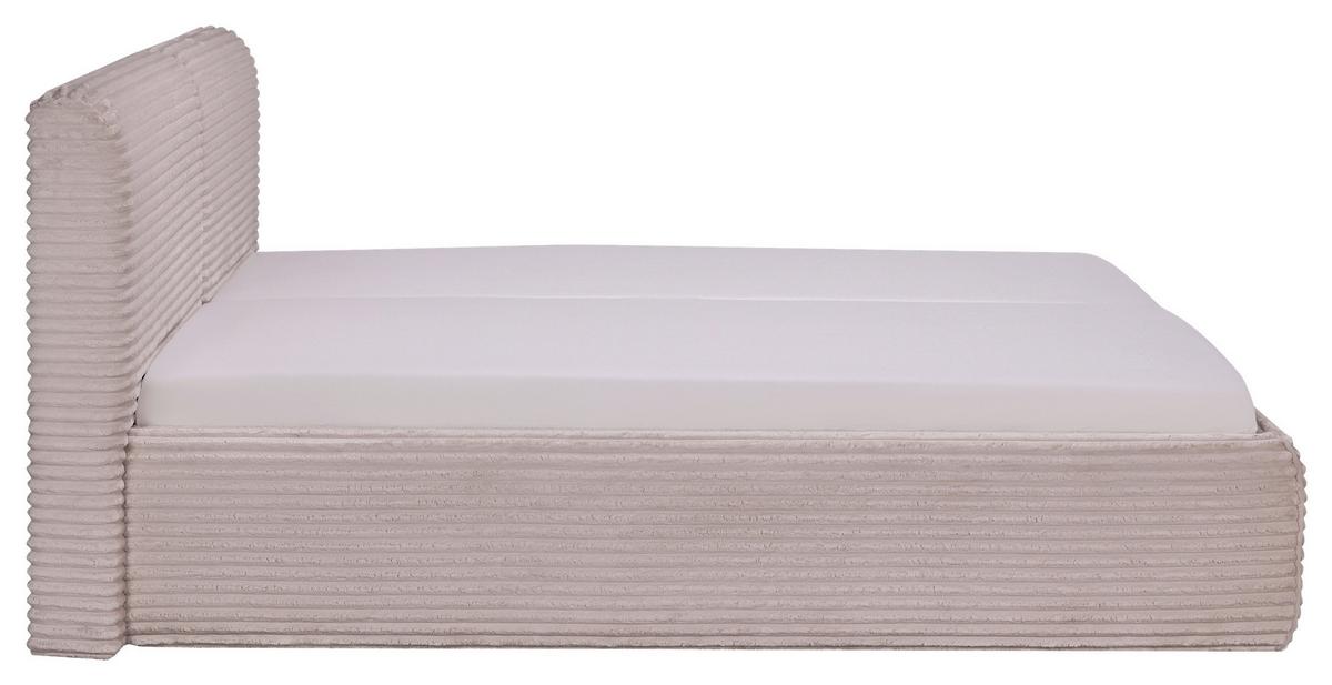 Polsterbett Tessin Creme ca. 180x200cm - Creme, KONVENTIONELL, Textil (180/200cm) - Premium Living