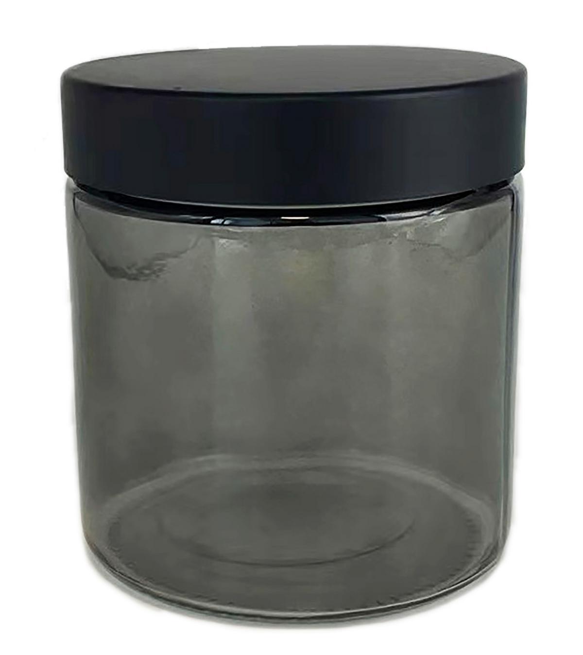 Gewürzdose Magnus Black Schwarz Ø ca.11cm - Schwarz/Grau, Modern, Glas/Kunststoff (11/12cm) - Mömax