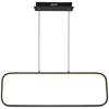 Viseča Led-svetilka Sarah, S Sijalko - črna/opal, Basics, kovina/umetna masa (80/10/120cm) - Globo