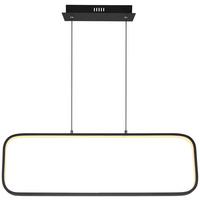 Viseča Led-svetilka Sarah, S Sijalko - črna/opal, Basics, kovina/umetna masa (80/10/120cm) - Globo
