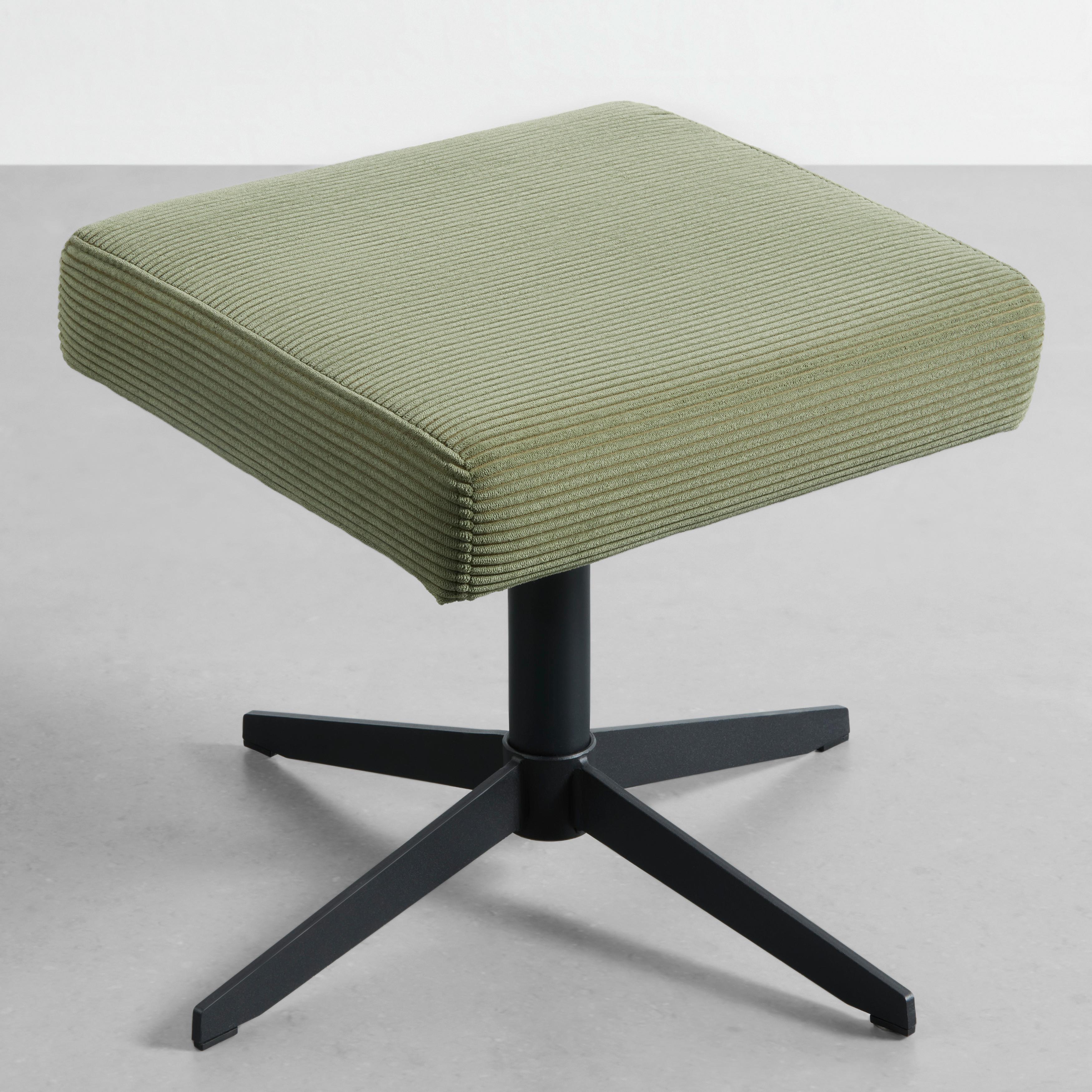 Relaxsessel Star Grün - Schwarz/Grün, MODERN, Textil/Metall (72/105-94/91-114cm) - Mömax