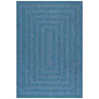 Outdoorteppich Zagora Blau ca. 120x170cm - Blau, Basics, Textil (120/170cm) - Novel
