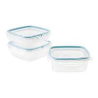 Set Posod Za Shranjevanje Diego 0,5l - pastelno modra/prosojno, Konvencionalno, umetna masa (14,7/14,7/8cm) - Mömax