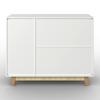 ÉTAGÈRE POUR ENFANTS ENNY - couleur hêtre/blanc, MODERN, matériau en bois/bois (118/95/39cm) - Bessagi Kids