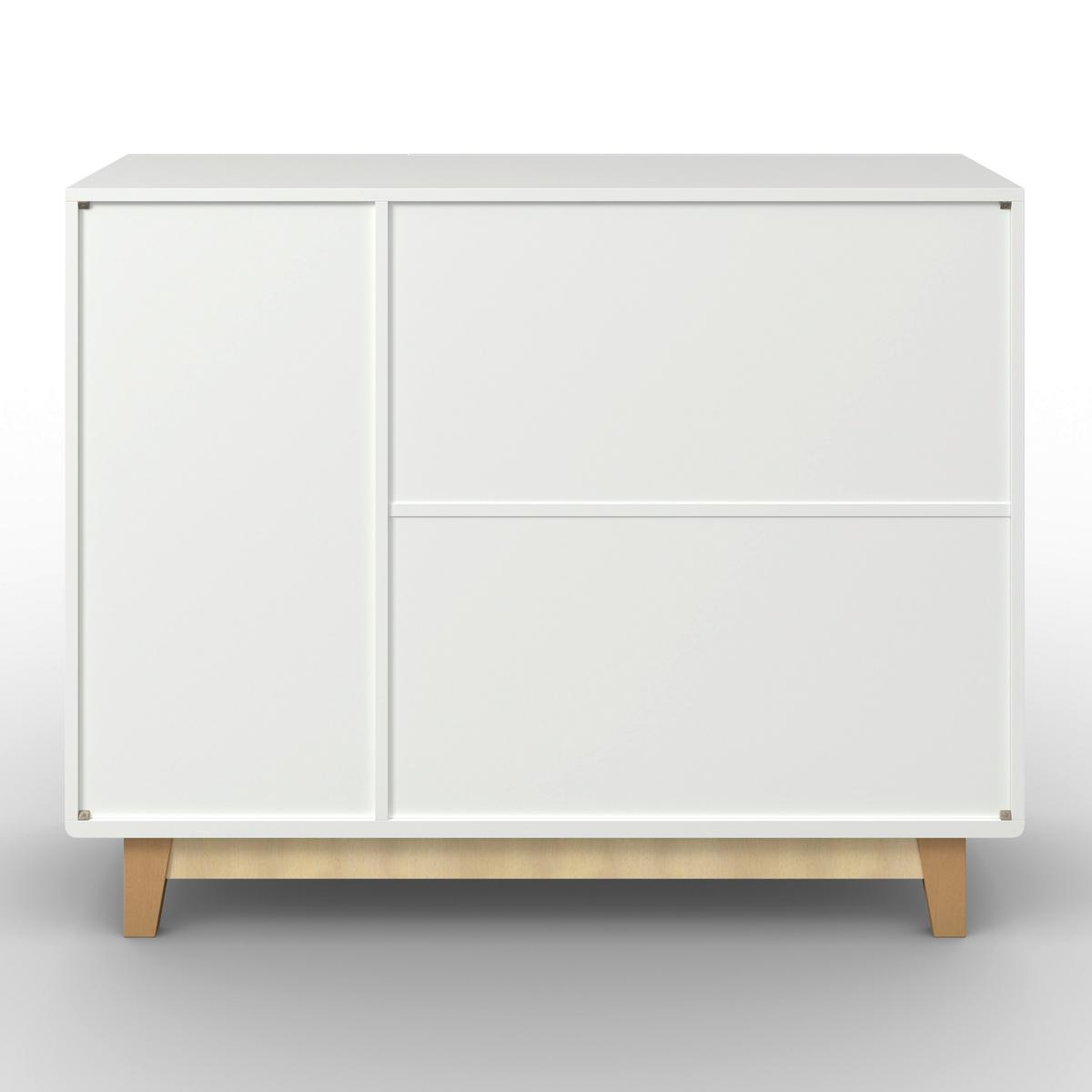 Kinderregal Enny Weiß/Buchefarben - Buchefarben/Weiß, MODERN, Holz/Holzwerkstoff (118/95/39cm) - Bessagi Kids