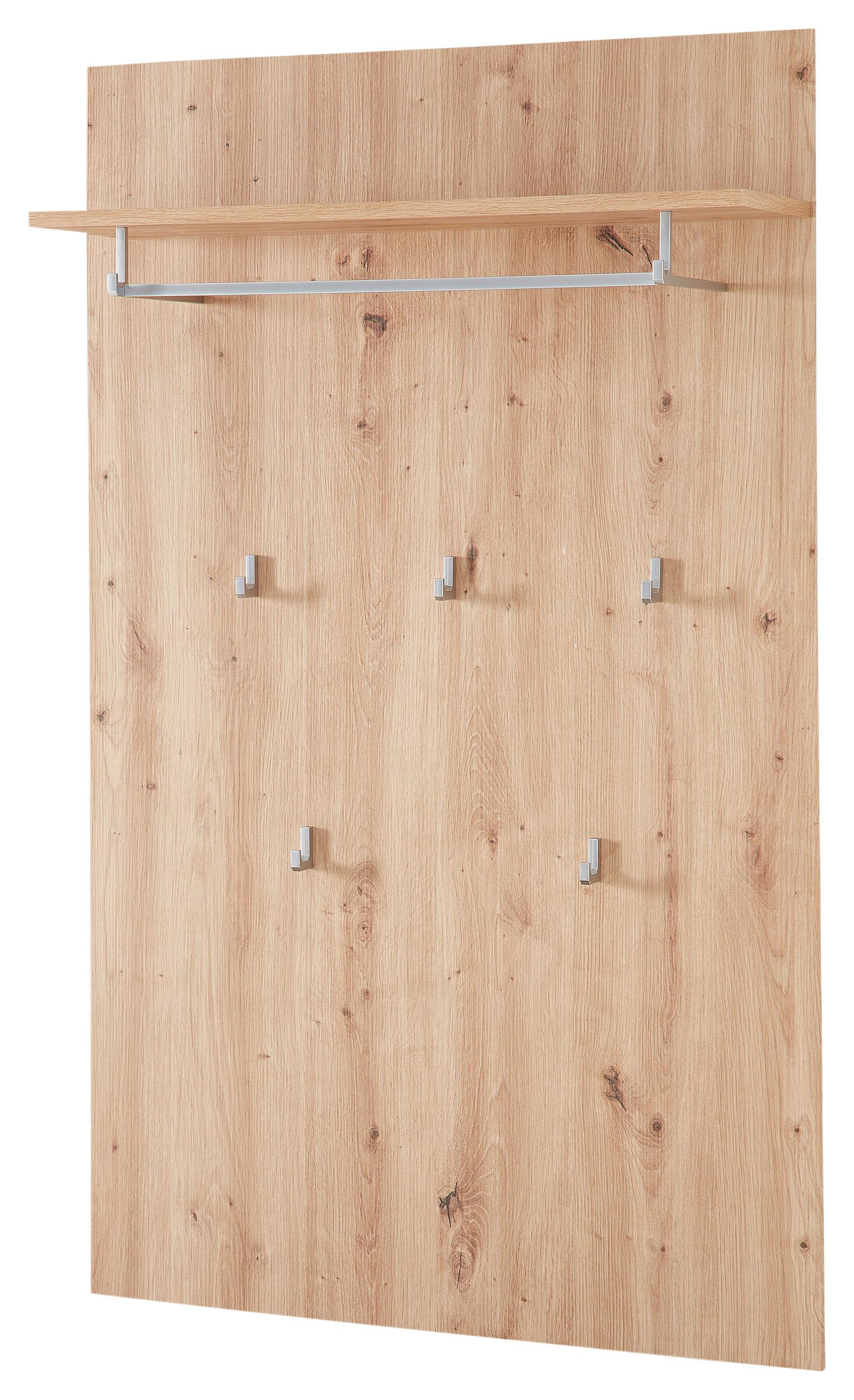 Garderobenpaneel in Eiche - Eiche Artisan, Modern, Holzwerkstoff (84/135/27cm) - Mömax