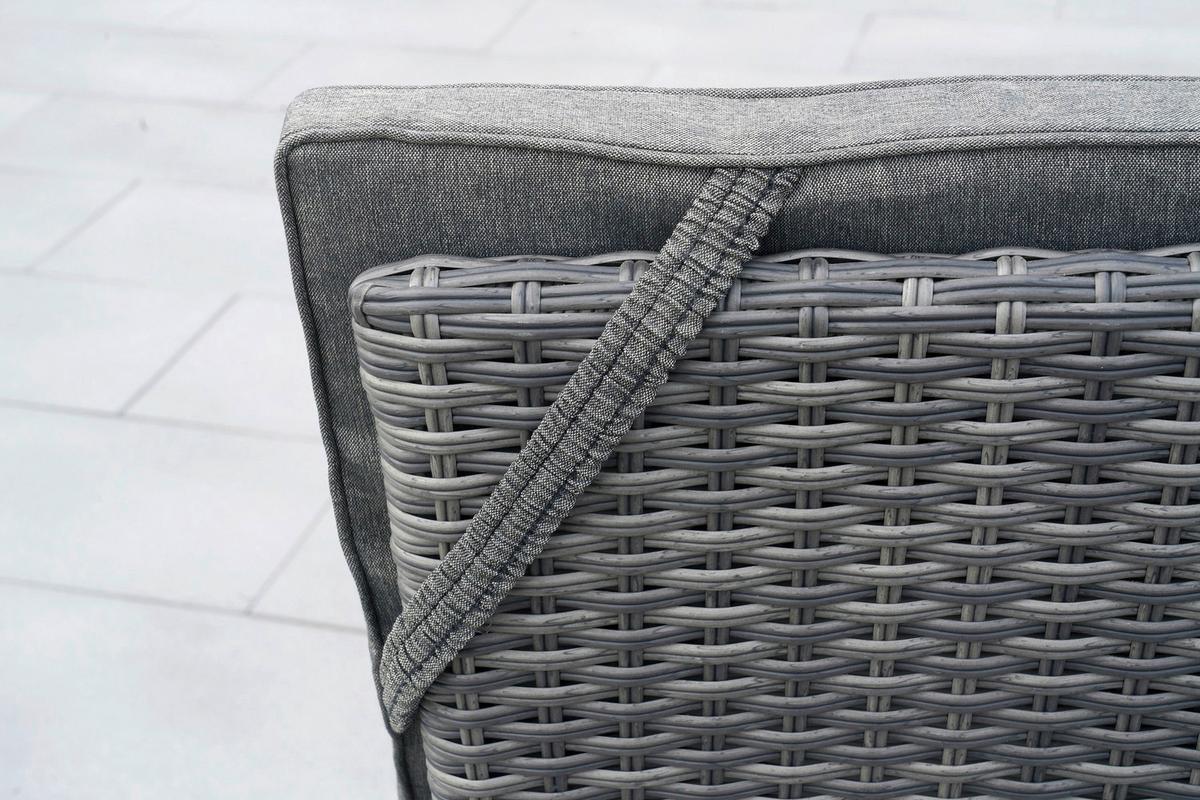 Vrtni Set Bologna, 7-Delni - siva, Moderno, kovina/umetna masa - Gardenson