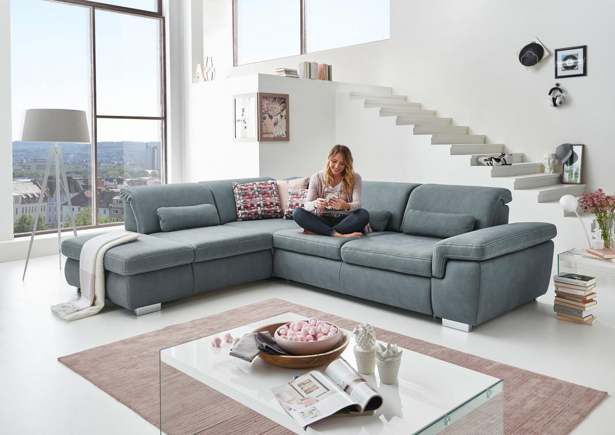 Sedežna Garnitura Antaris Mini -Top- Z Relax Funkcijo - siva/bež, Moderno, kovina/tekstil (320/260cm) - Top ponudba