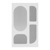 HYLLA SETTO -TREND- - vit, Romantik / Lanthus, trämaterial (45/75/31cm) - Premium Living