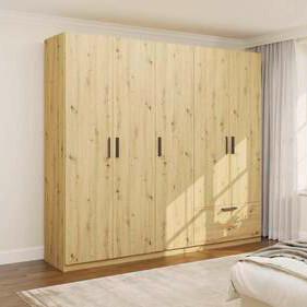 Drehtürenschrank Milos Eiche Artisan - Eiche Artisan, MODERN, Holzwerkstoff (225/210/54cm) - Mömax