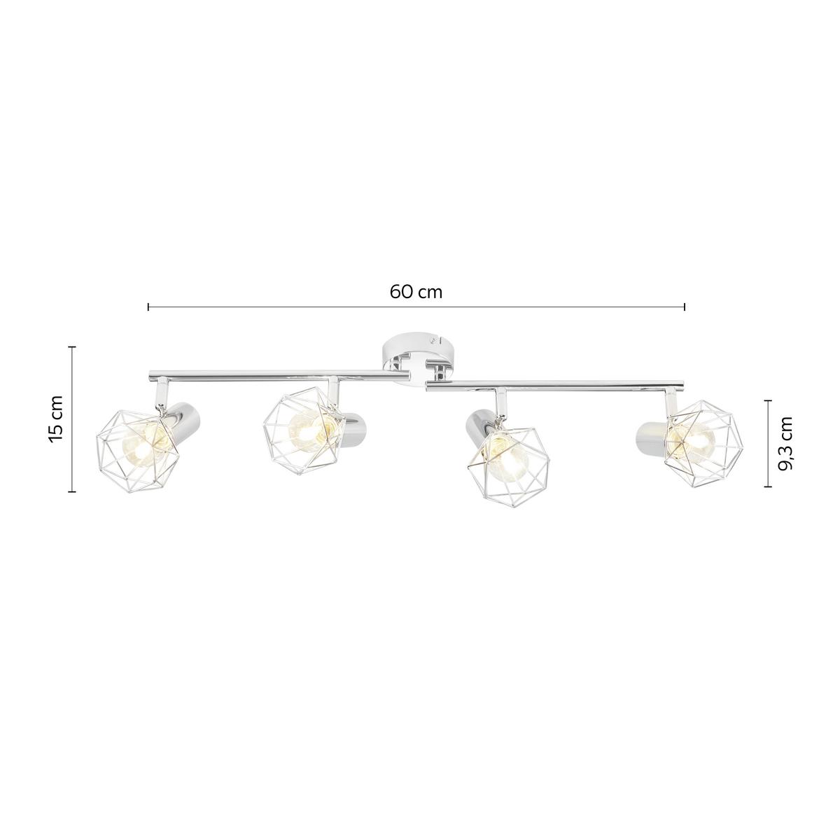 Reflector Klausi - Modern, metal (60/15cm) - Mömax