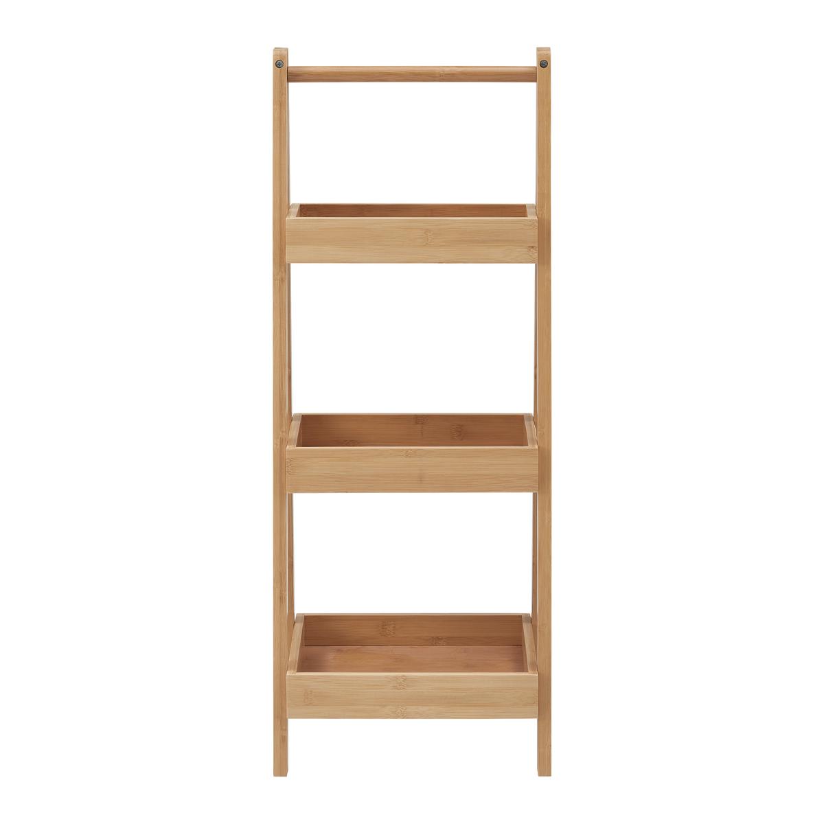 Regal Bonny, Bambus - naravne barve, Moderno, naravni materiali (30/78/25cm) - Bessagi Home